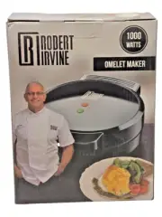 Robert Irvine Omelet Maker 1000 Watts NIB non stick