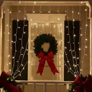 LED Curtain Lights Warm Cool White Cozy Wedding Home Party Room String Lights