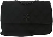 [Tory Burch] 149681 Willa Matte Black With Black Hardware Women's Shoulder Bag, Black, Medium