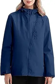 [Generic] Ladies Outerwear Autumn Thin Outdoor Mountaineering Wear Quick Drying Breathable Windproof Single Layer Coat Casual Hardshell Jacket Women Lined Rain Jackets