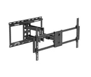 Brateck LPA80-486A HEAVY-DUTY FULL-MOTION TV WALL MOUNT WITH LATERAL SHIFT WALL PLATE For Double Stud (600mm) Solid Wall LPA80-486A