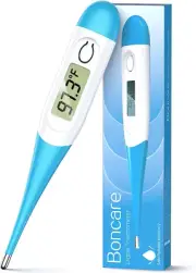10 Seconds Oral Thermometer for Adults and Kids - Accurate & Safe Rectal Thermom