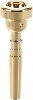 CVUTOVO Copper Mouthpiece for Trumpet Cornet Instrument Accessory for Bands Schools Concerts Ergonomic Design for Enhanced Sound Quality Comfortable Play