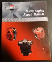 2004 BRIGGS & STRATTON MICRO ENGINE SERVICE MANUAL P/N 275072-12/03 (412)