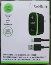 Belkin Universal Home Charger with Micro USB ChargeSync Cable Power Adapter