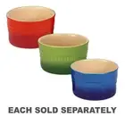 Chasseur Durable Enamelled Surface Freezer Safe La Cuisson 6 Pieces Ramekin Set