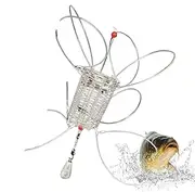 Sand Crab Catcher, Lobster Trap, Portable Crab Catcher Tool, Portable Net Basket Fishing for Minnows, Crawfish, Crabs