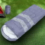 Single Sleeping Bag Bags Outdoor Camping Hiking Thermal -10℃ Tent