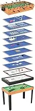 15-in-1 Multi Game Table 121x61x82 cm Maple,Indoor Games 25KG-91944