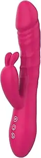 Fantasmic Experience Intense Pleasure With Our Rose Thrusting Rabbit Vibrator - Magnetic Rechargeable And Waterproof - Perfect Sex Toy For Women And Couples