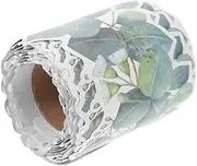 HOODANCOS 1 Roll Greenery Bulletin Board Border Decorations Boho Green Classroom Border Trim Greenery Plant Tropical Leaves Bulletin Board Trim for Tropical Jungle Classroom Home Office