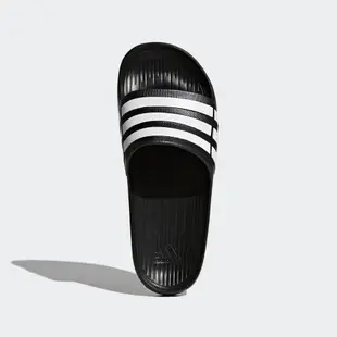 Adidas Duramo Slide [G15890] 男女 運動 涼鞋 拖鞋 休閒 舒適 輕量 黑 白 愛迪達