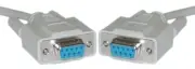 Lot10 25ft long DB9 pin Female~F Null Modem Cross/Nul wired,Serial RS232 Cable