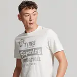 SUPERDRY 男裝 短袖T恤 VINTAGE REWORKED CLASSIC 米白