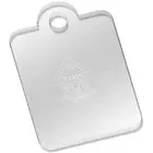 'Beach Hut' Clear Acrylic Keyrings (AK011949)