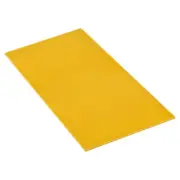 PMMA Acrylic Sheets Colored Non Transparent 12 x 6 Inch Yellow for Crafts