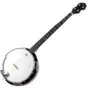 Karrera 5-String Resonator Banjo (Brown)