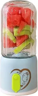 Portable Blender Blender - Electric Hand Juicer, Personal Juicer Blender | Handheld Portable Cordless Blender for Home, Camping, Workplace (Blue, Pink, Yellow, White