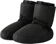 [Wedhapy] 1 Pair Dance Booties, Waterproof & Windproof Dance Warm up Booties, Soft Comfortable Ballet Pre- Covers, Portable Lightweight Footwear for Girls,XS