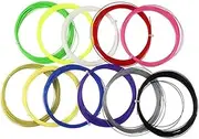 COOLHIYA 10pcs Badminton Racket String Lines High Elasticity for Accurate Hitting Accessory for Racket Maintenance