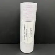 Hobby Lobby Polypro Mesh Ribbon Weatherproof 10"x30 ft White W/ Pink Streamers