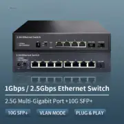 2.5G Ethernet Switch 4/8 Port Network Siwtch None POE Network Switch SFP Port