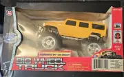 2003 Toy Century Industrial Radio Controlled Hummer H2 Yellow 27 MHz NIB RARE