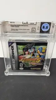 GBA Mega Man Battle Network 5: Team Colonel WATA 8.5 A+ Game Boy Advance