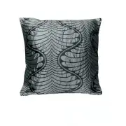Decoration Cushion Cover Tux Leaf - Silver 50 x 50 cm
