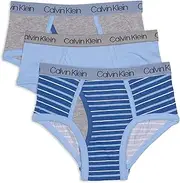 [Calvin Klein] Boys Cotton Stretch 3 Pack Brief Heather