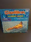 New ClearWater vintage blue 18 pocket inflatable pool lounge kmart Pool w/ patch