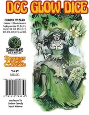 Goodman Games Goodman Games Dungeon Crawl Classics RPG Chaotic Wizard Glow Dice 14-Piece Set
