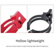 Black/Red Aluminum Alloy Front Derailleur Brazeon Clamp Adapter for MTB Bicycle