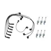 Bosch Leads + 6 x Denso Iridium Power Spark Plugs for Toyota 4 Runner VZN130 3.0