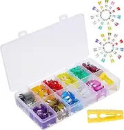 CHICAMPERA 330 Pcs Micro Fuses Assortment Kit for Automotive Use Easy Installation Compatible with Cars Suvs Trucks Durable Automotive Replacement Fuses for Reliable Performance