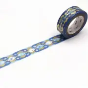 MT Christmas Washi Paper Masking Tape: 0.8 in. x 23 ft. (Diamond Pattern)