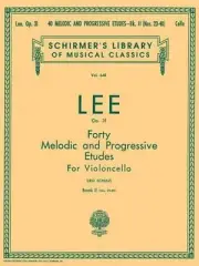 40 Melodic and Progressive Etudes, Op. 31 - Book 2: Cello Method by S. Lee (Engl