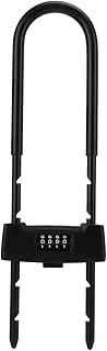 Bike Lock Combination, U Lock Bicycle Lock Lock for Bicycle Extended Glass Door Motorcycle Wheel (4 Digits)