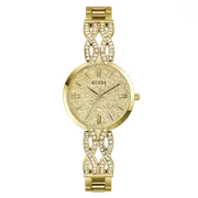 GUESS Ladies Gold Tone Analogue Watch GW0868L2