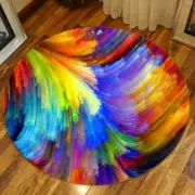 3D Color Texture Lines NAO3868 Game Rug Mat Elegant Photo Carpet Mat Fay