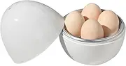 Microwave Egg Boiler, Boiled Egg Poachers, 1/4 Egg Capacity Rapid Egg Steamer, Microwave Egg Cooker, Microwave Boiled Egg Maker for Hard Soft Boiled Egg Cooker Steamer