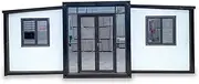 Prefab Home | Container House | Mobile Home | Modular Home | Manufactured Home Office with Toilet Bathroom Kitchen 1 Bedroom for Outdoor Living, Beach House, Forest/Farm House, Hotel (Size 20x19 FT)