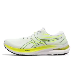 【asics 亞瑟士】GEL-KAYANO 29 男鞋 運動 路跑 支撐 緩震 慢跑鞋 白螢黃(1011B440-100)