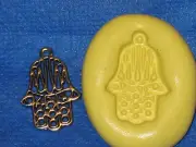 Hamsa Hand of Fatima Push Mold Polymer clay Resin plaster Flexible Candy 147
