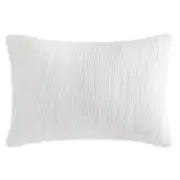 Donna Karan Evolution Pleated Textured Decorative Pillow, 14x 20