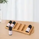 Essential Oil Storage Rack 6 Slots Perfume Desk Bamboo Essential Oil Holder