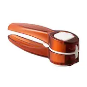 Garlic Press Multi purpose Double Sided 2 in 1 Home Manual Garlic Cutter with Handle red