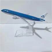 for KLM Royal Dutch Airlines B777 Aircraft Model Diecast Metal Planes Collect Gifts 16CM ﻿(KLM-B777)