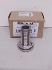 Groco TH-750-WS 3/4" NPS NPT Combo Stainless Thru Hull