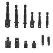 12pcs Impact Prepared Socket Adapters Upgrades Drill Bit Extension for Versatile